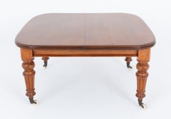 Oak Victorian Dining Table Extending 14 Seater 1860
