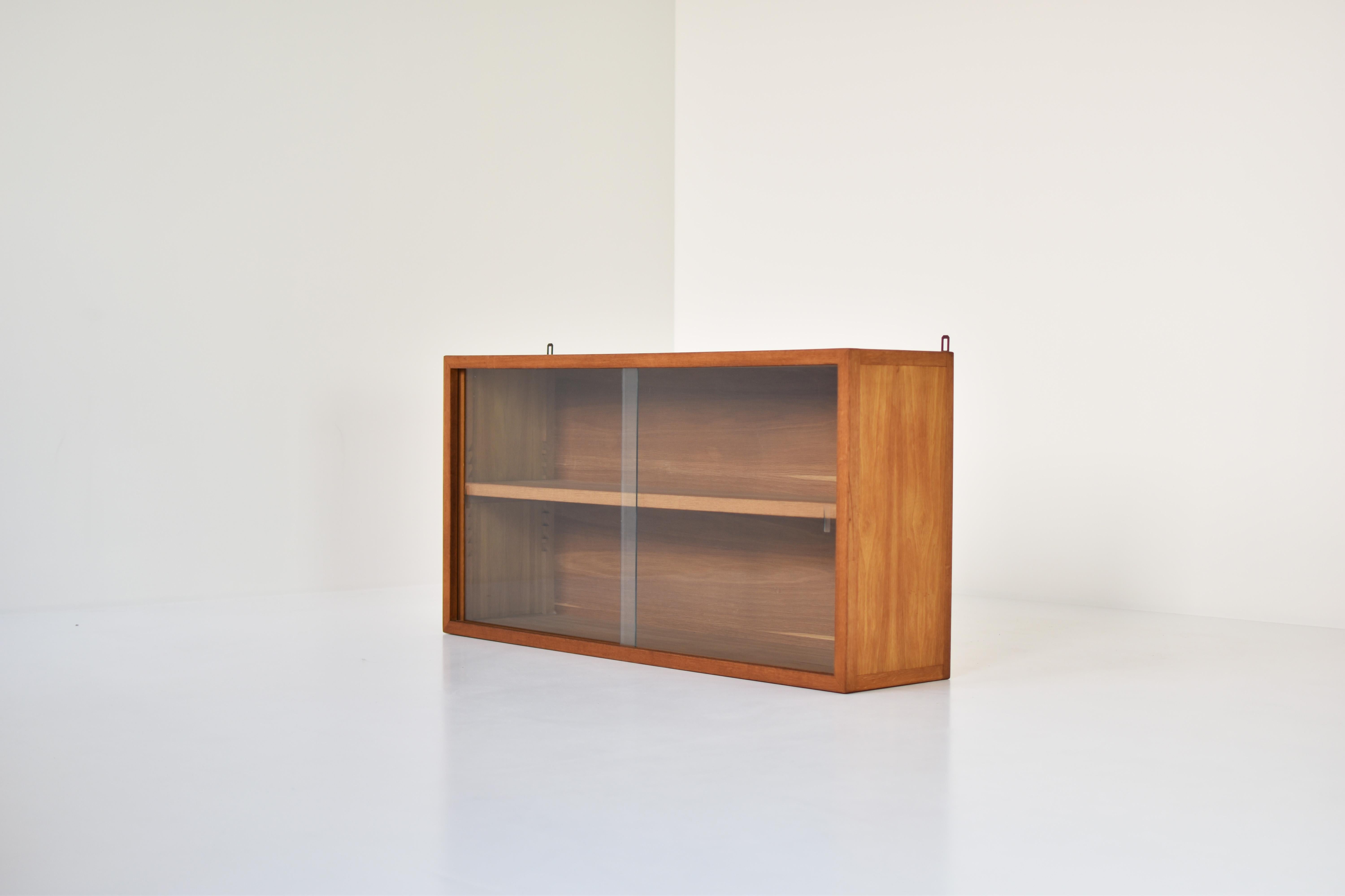 Oak Vitrine Cabinet from France, 1950s 2