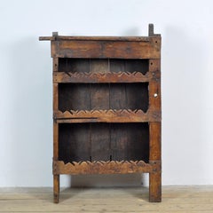 Oak Wabi Sabi cabinet, circa 1780