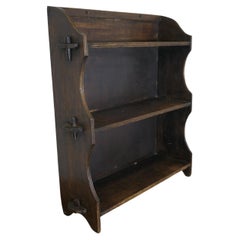 Oak Wall Hanging Shelf    This charming little shelf unit has a solid back