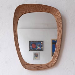 Illums Bolighus Wandspiegel Eiche Åke Fribyter, Glas Trä, Hovmantorp Schweden