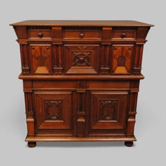 Oak Walnut And Fruitwood Chest