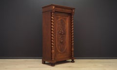 Oak Wardrobe 1940s Vintage Unique Retro