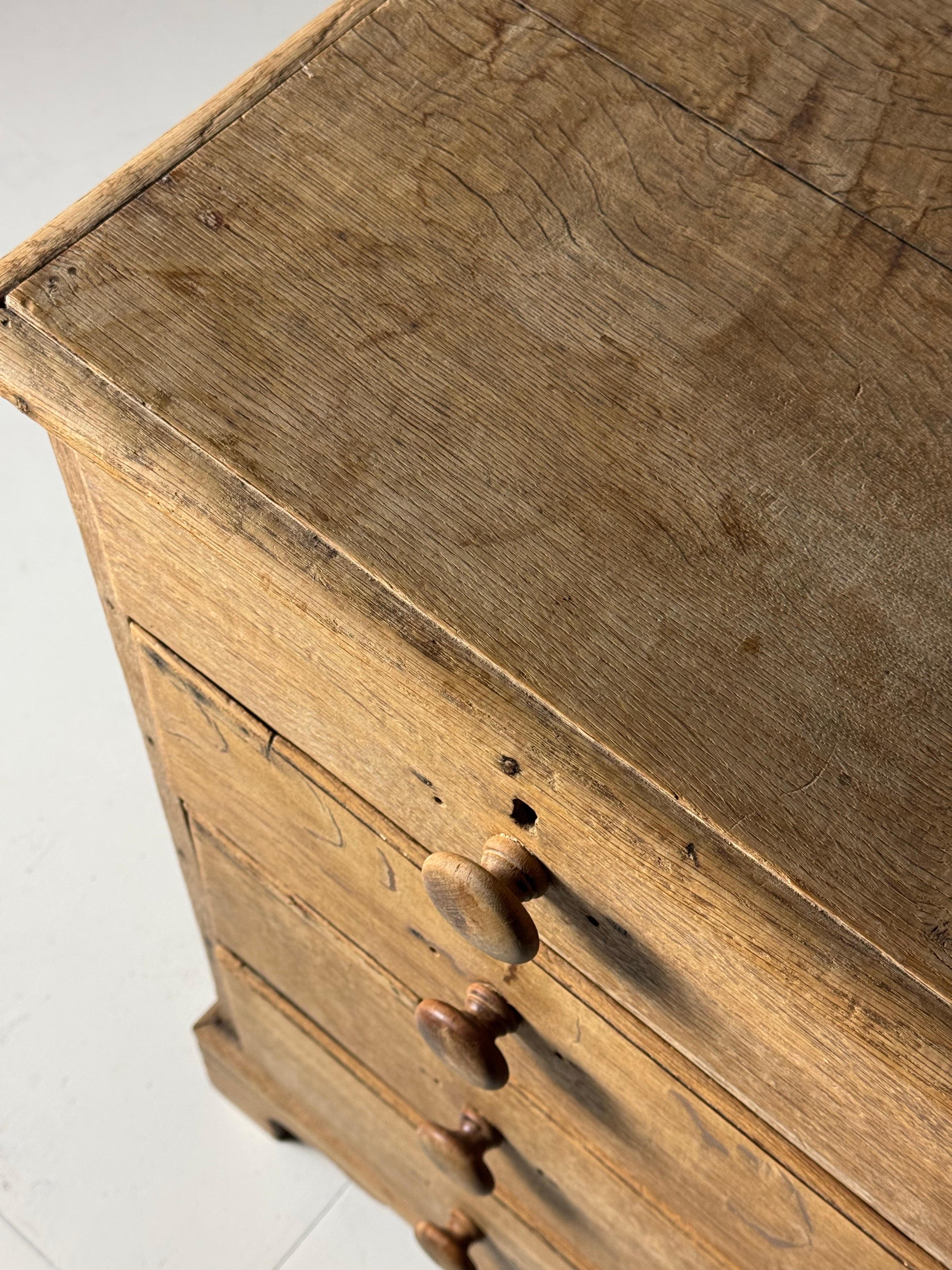 Cassettiera lavata in Oak XIX secolo in vendita 6