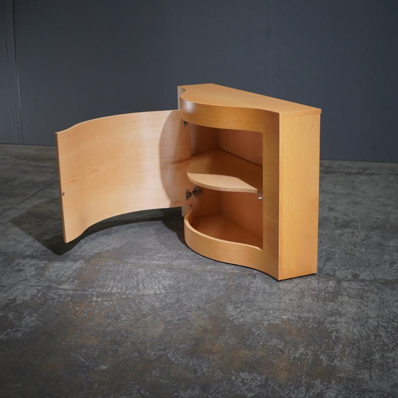 Modern Oak Wave Sideboard by Tom Schneider