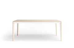 Oak White MiMi Dining Table by Miduny, Made in Italy