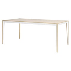 Oak White MiMi Dining Table by Miduny, Made in Italy