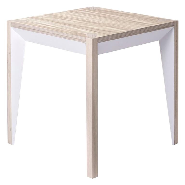 Oak White MiMi Side Table by Miduny, Made in Italy For Sale at 1stDibs