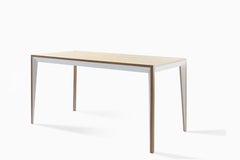 Oak White MiMi Table by Miduny, Made in Italy