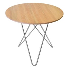 Table de salle à manger O en bois de chêne et acier par OxDenmarq