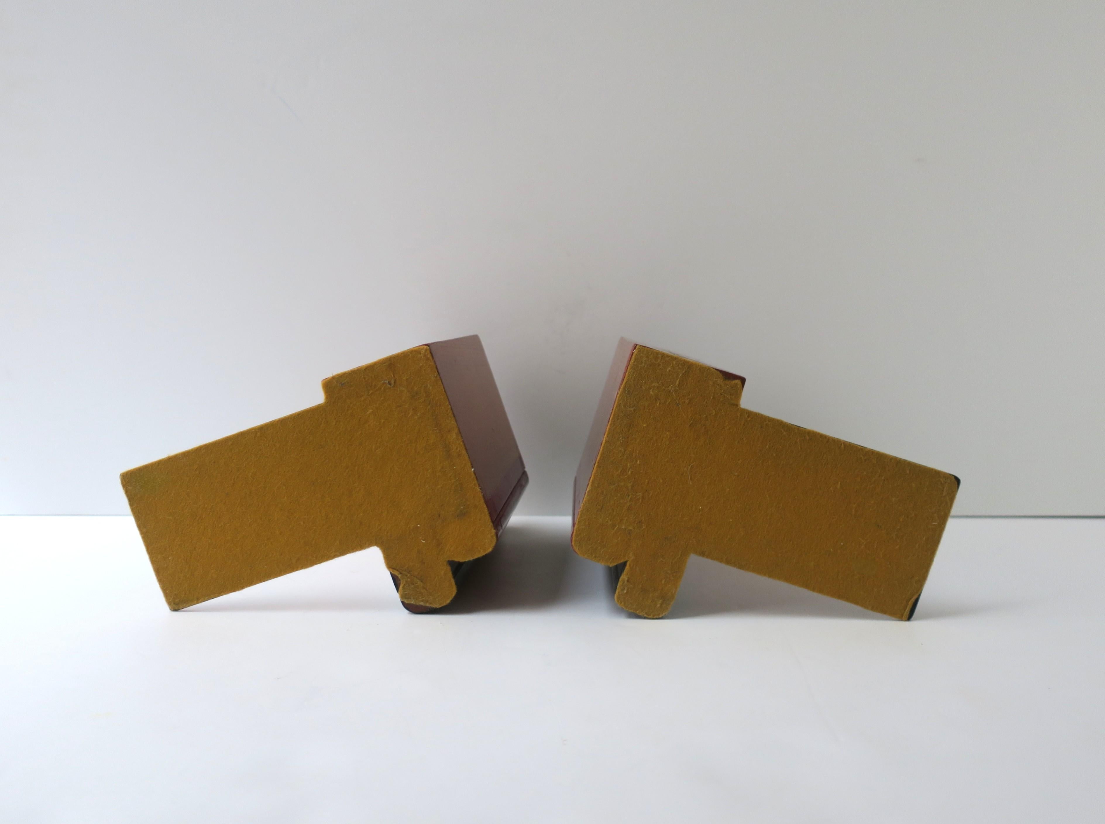 Sujetalibros de madera de roble, Pareja en venta 5