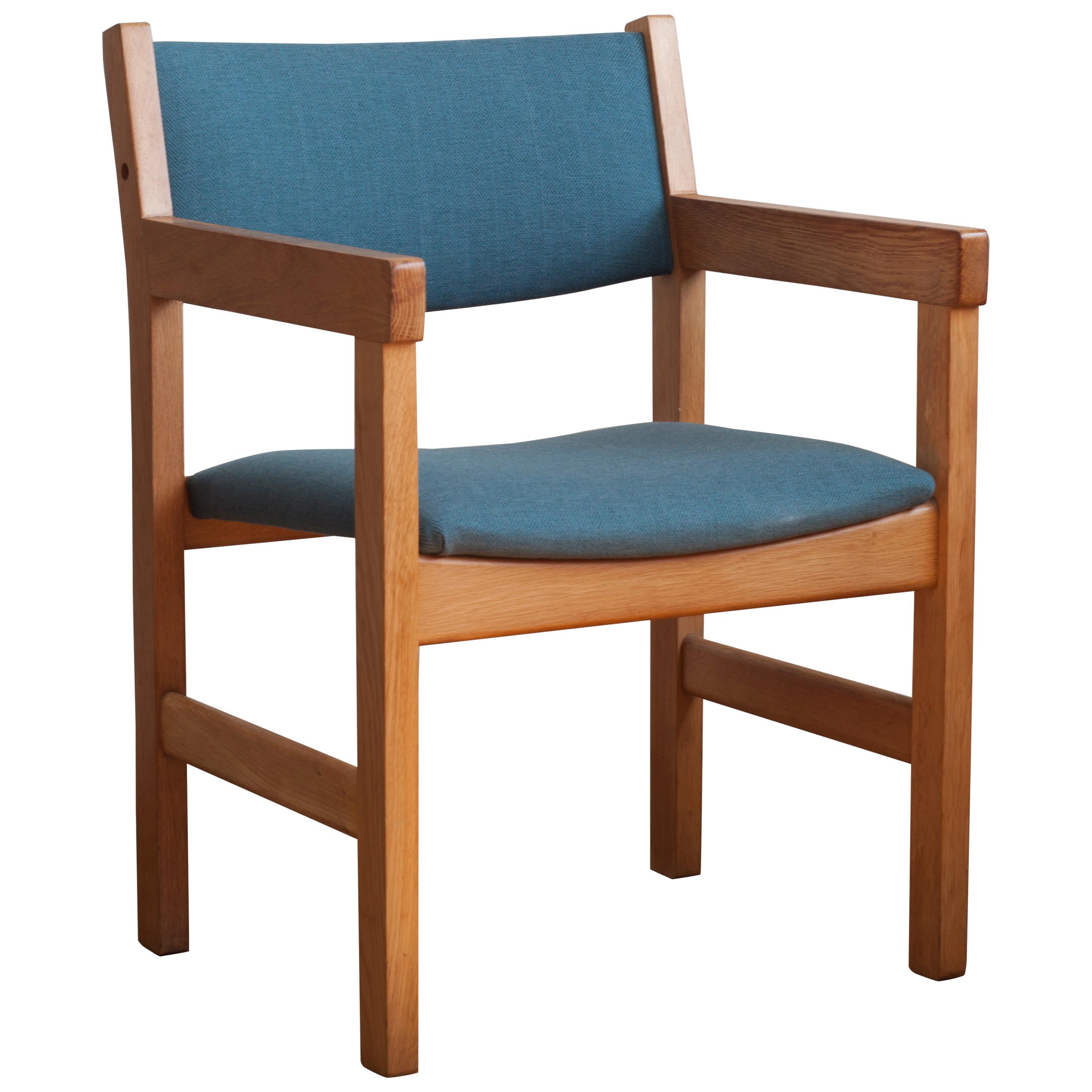 Oak Wood Chair by Hans J. Wegner For Sale