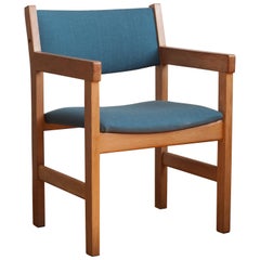 Oak Wood Chair by Hans J. Wegner