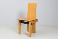 Oak Wood Chairs by Carlo Scarpa/ Gavina 1974