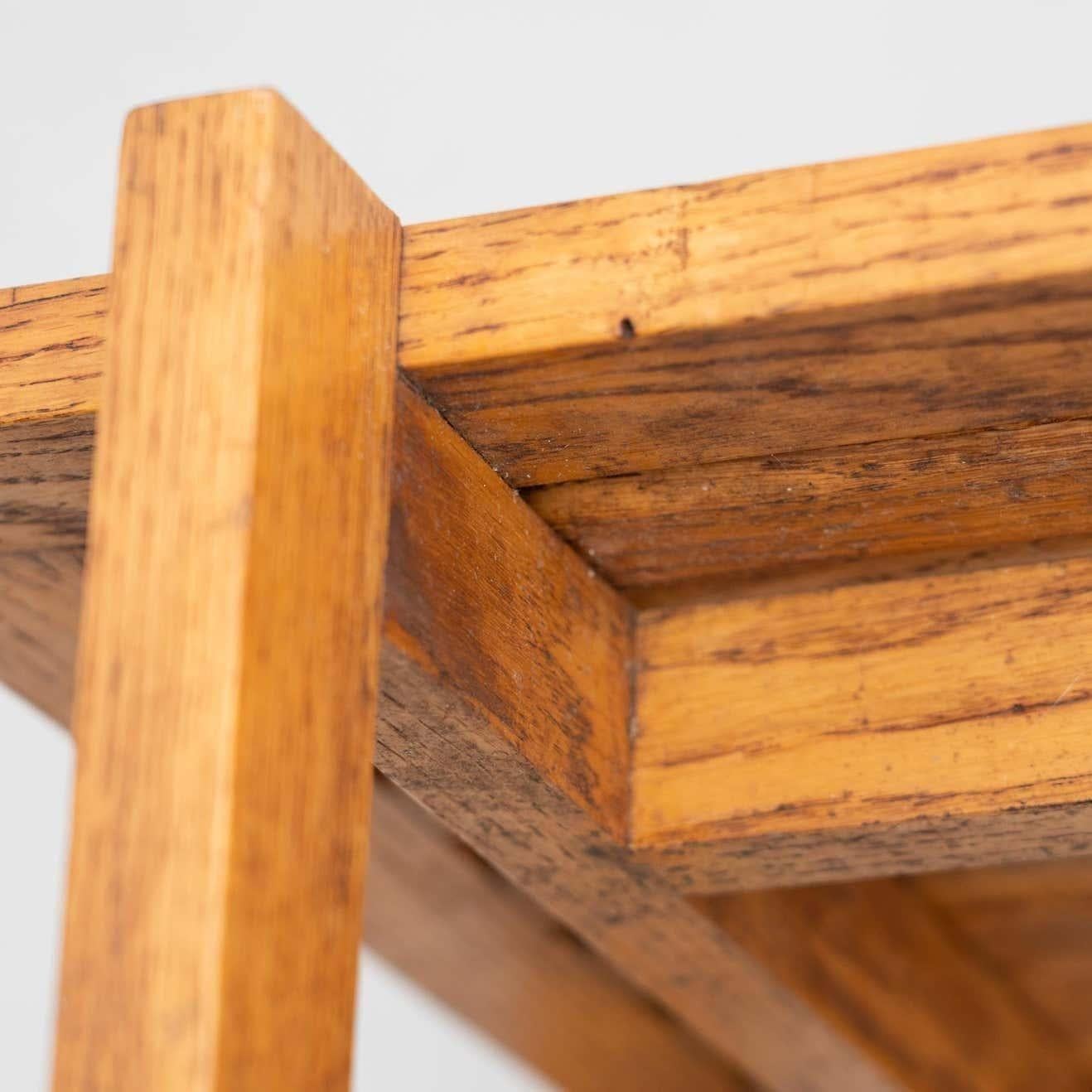 Table basse en Oak Wood - France, Circa 1950 en vente 4