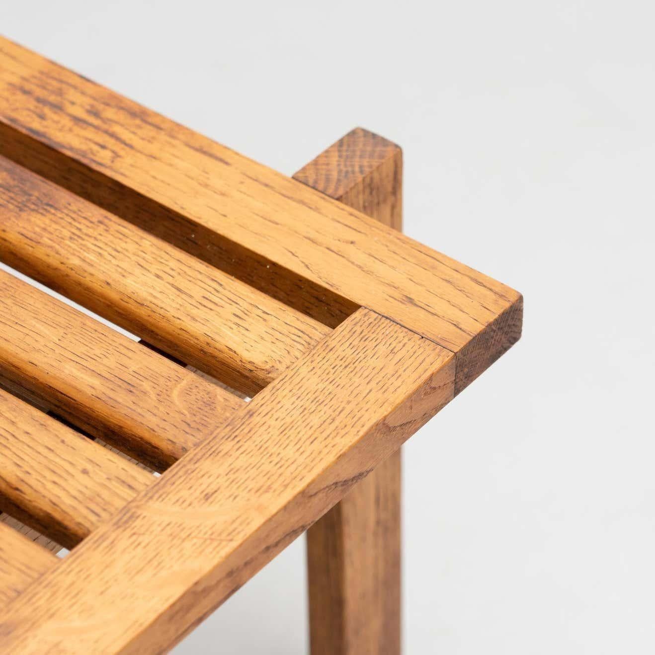 Table basse en Oak Wood - France, Circa 1950 en vente 5