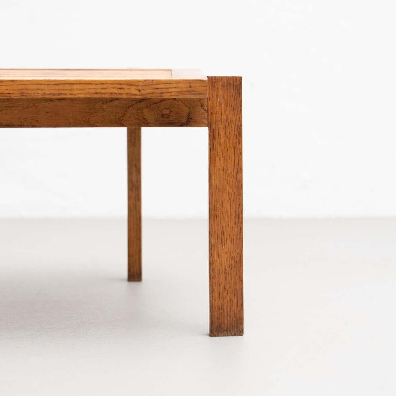 Table basse en Oak Wood - France, Circa 1950 en vente 1