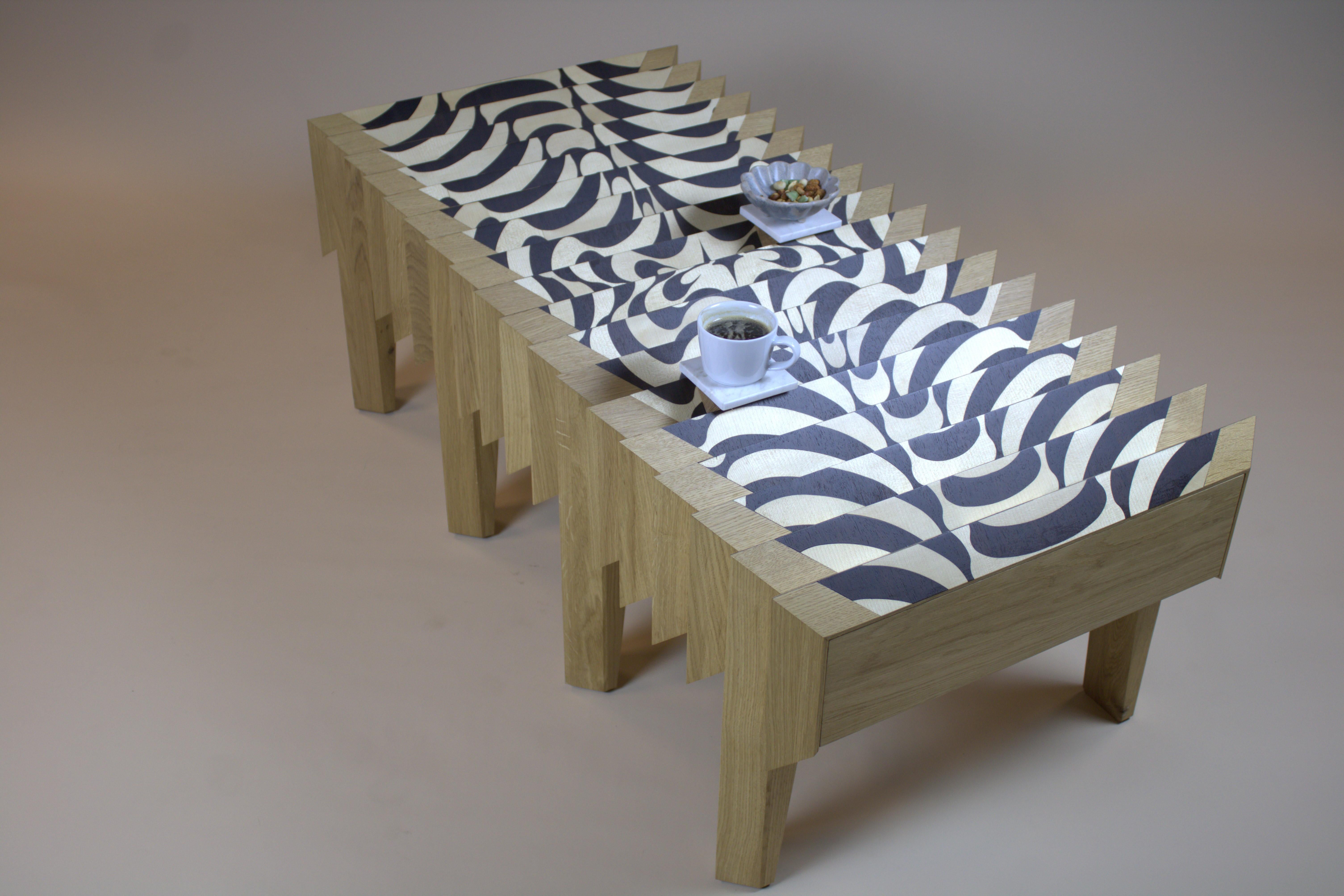 Oak Wood Coffee Table The Netherlands By Sordile For Sale 4