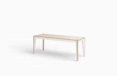 Panca MiMi in Wood Oak White di Miduny, Made in Italy