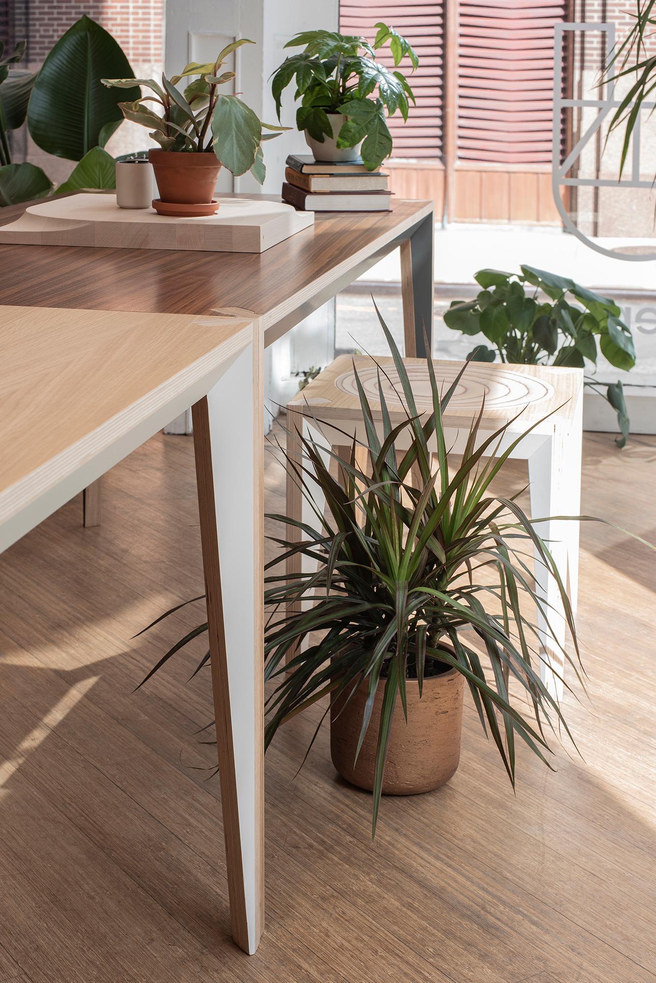 Scrivania MiMi in Wood White di Miduny, Made in Italy in vendita 2