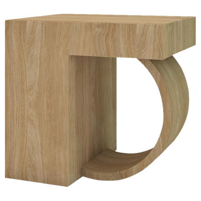 Oak wood modern coffee table  For Sale