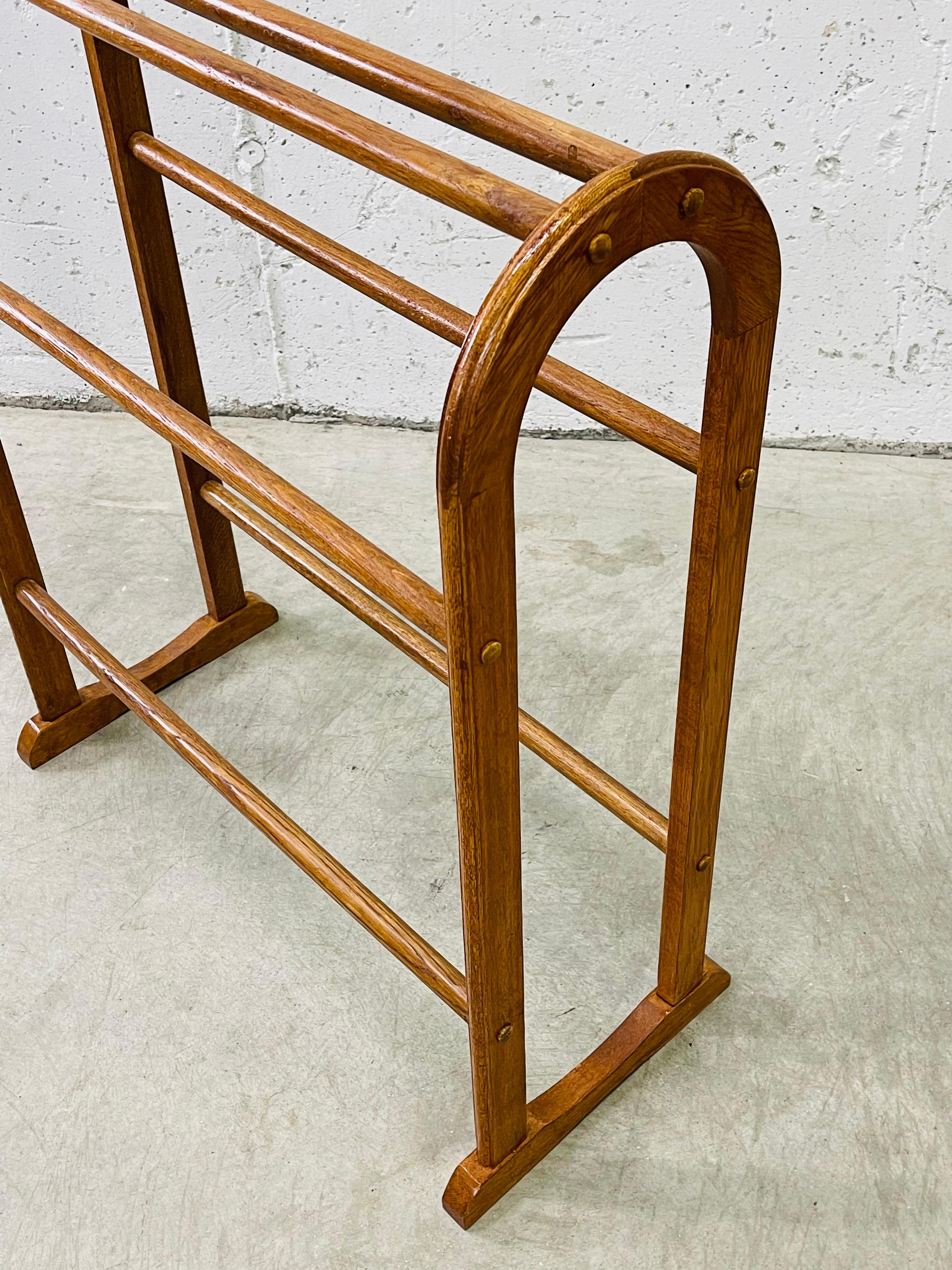 Chêne Porte-couettes en bois de chêne