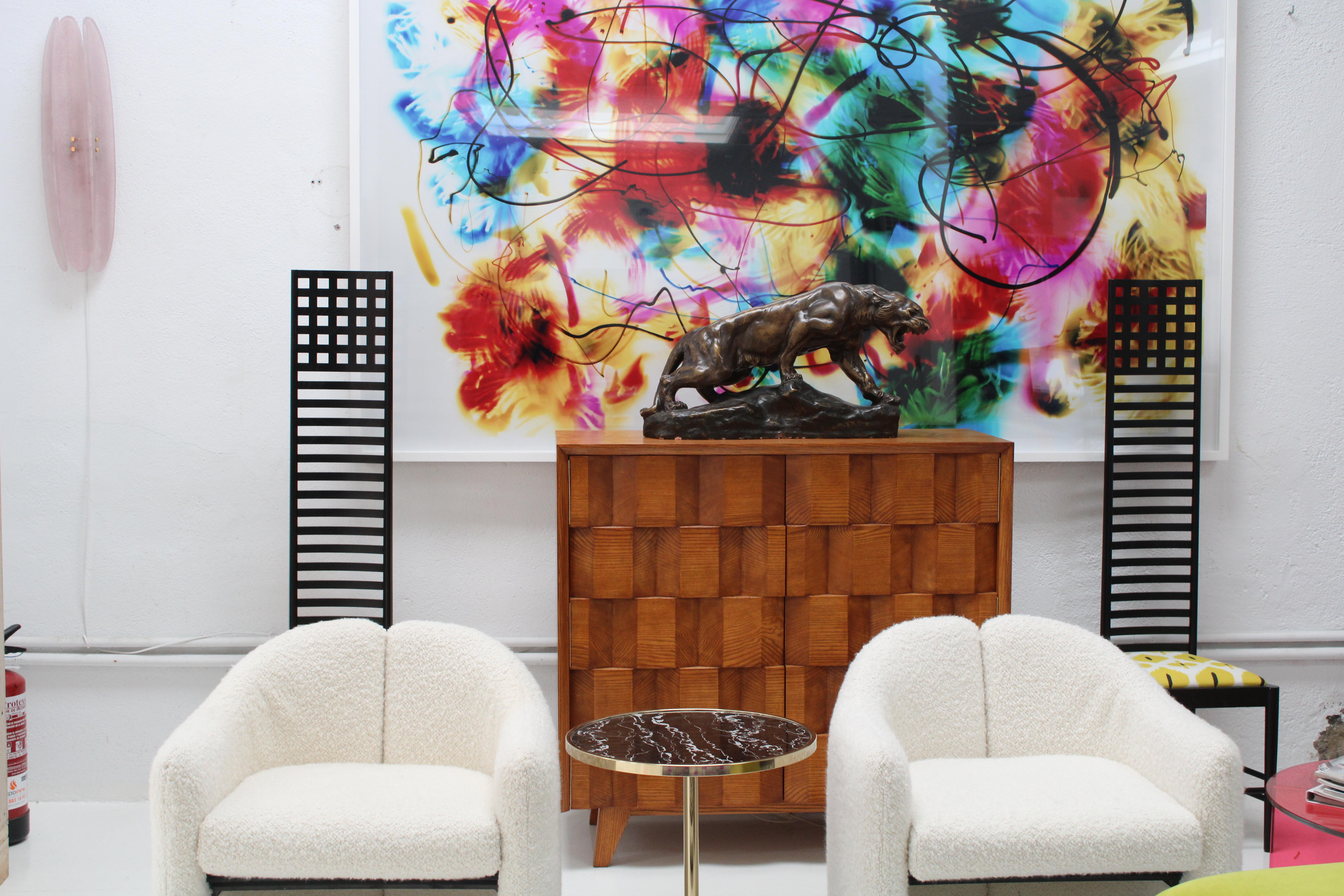 Oak wood sideboard designed by L.A Studio, Italian Bar im Angebot 1
