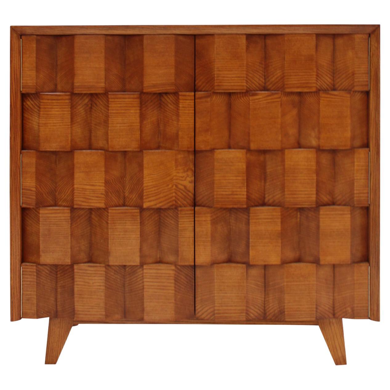Oak wood sideboard designed by L.A Studio, Italian Bar