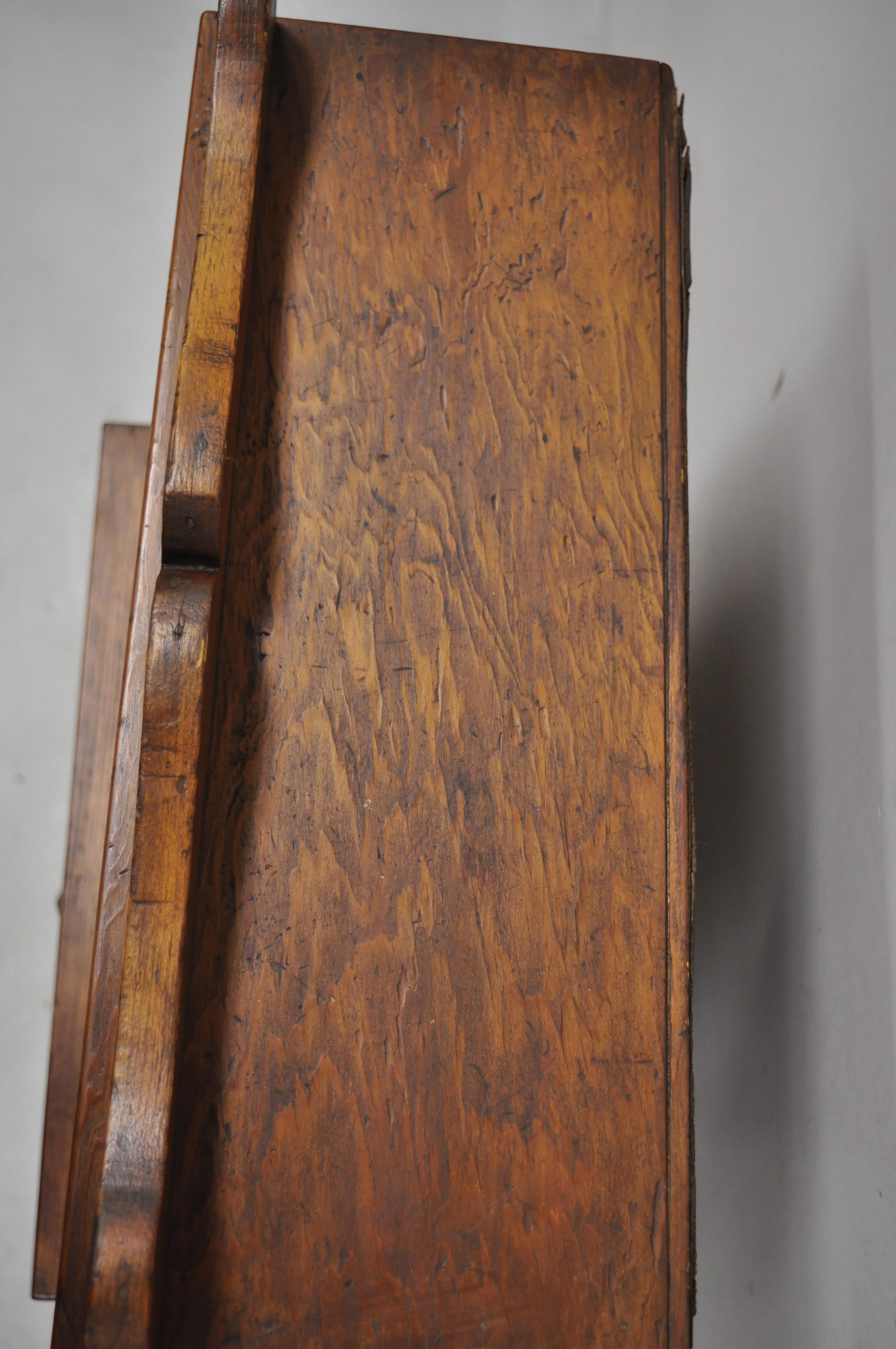 Oak Wood Small Miniature Cupboard Colonial Kitchen Childs Cabinet 2