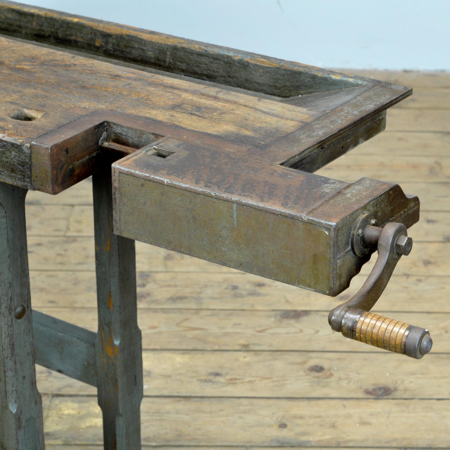 Oak Workbench, circa 1920 11