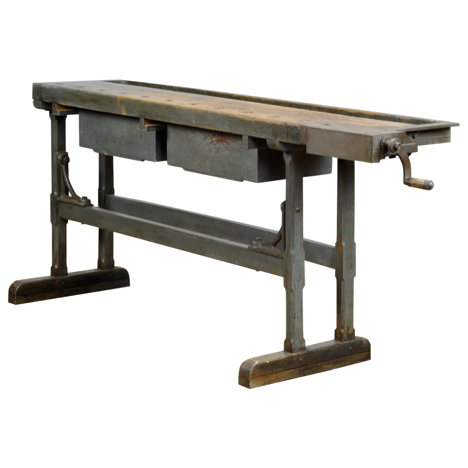 Oak Workbench, circa 1920