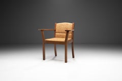 Worpsweder-Sessel aus Eichenholz von Willi Ohler für Erich Schultz, Deutschland 1920er Jahre