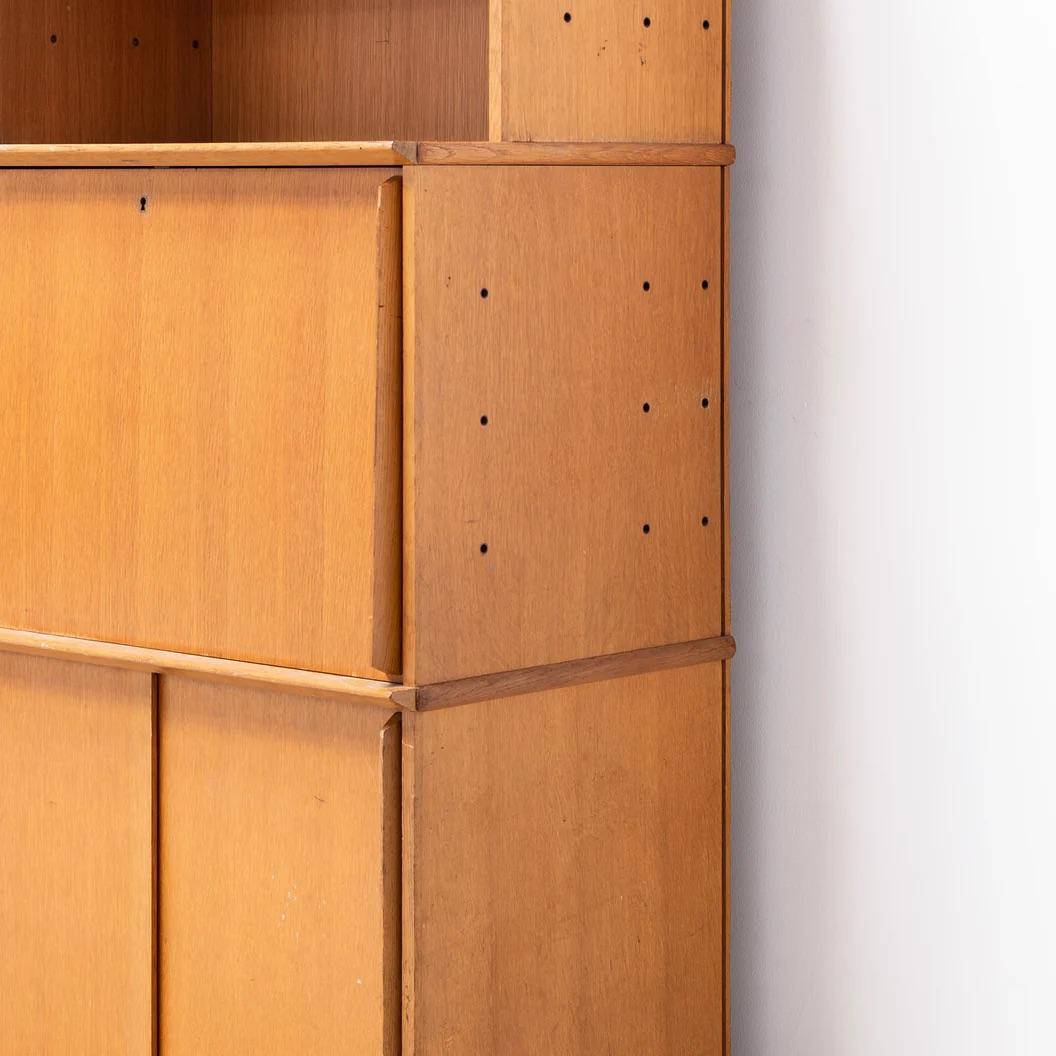 Oak Writing Bureau by Didier Rozaffy for Oscar en vente 5
