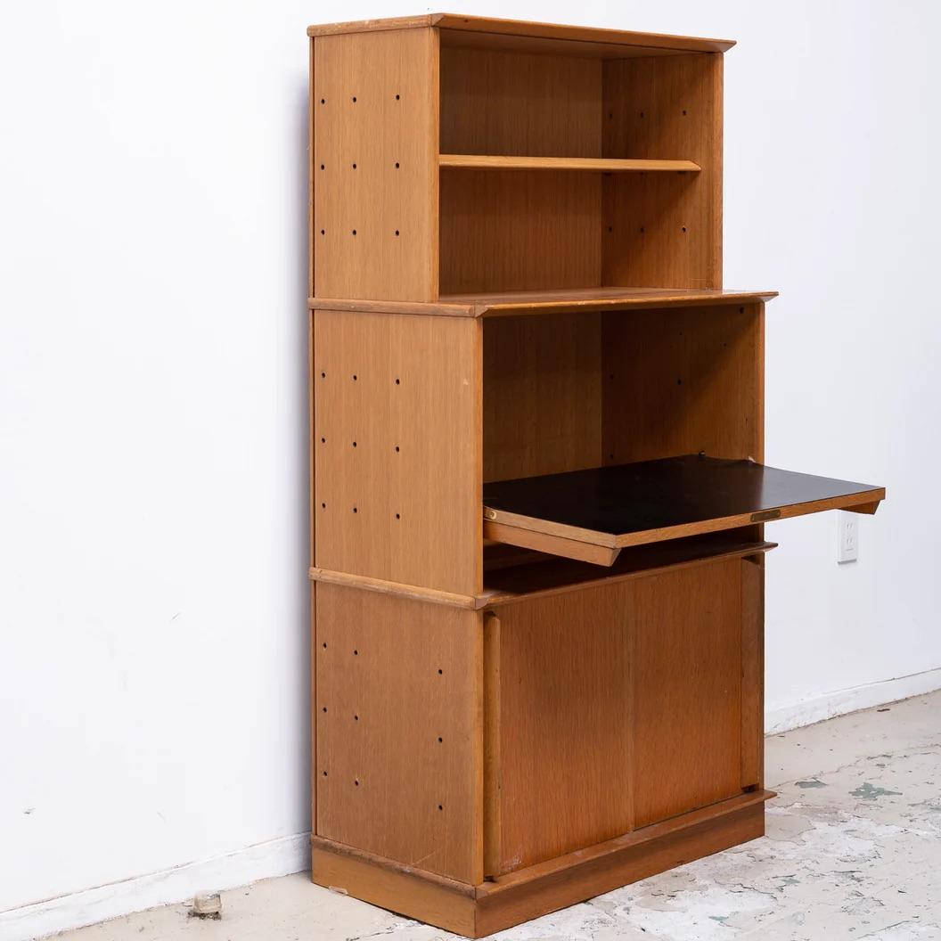 Oak Writing Bureau by Didier Rozaffy for Oscar Bon état - En vente à Tokyo, Tokyo