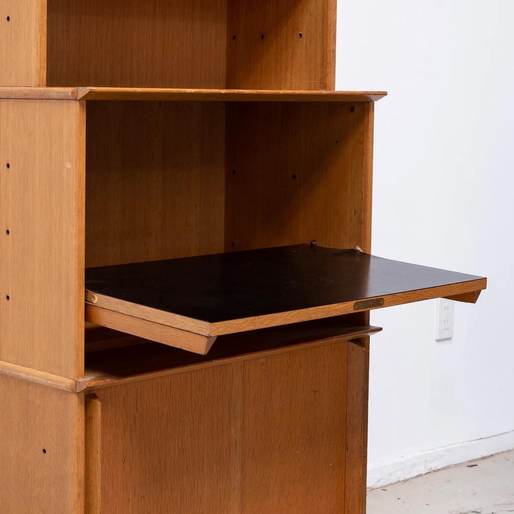 Milieu du XXe siècle Oak Writing Bureau by Didier Rozaffy for Oscar en vente