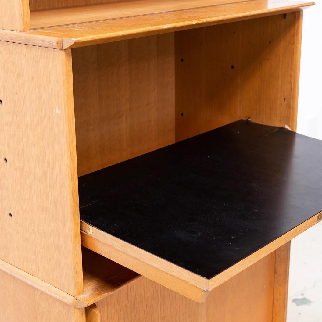 Bois Oak Writing Bureau by Didier Rozaffy for Oscar en vente