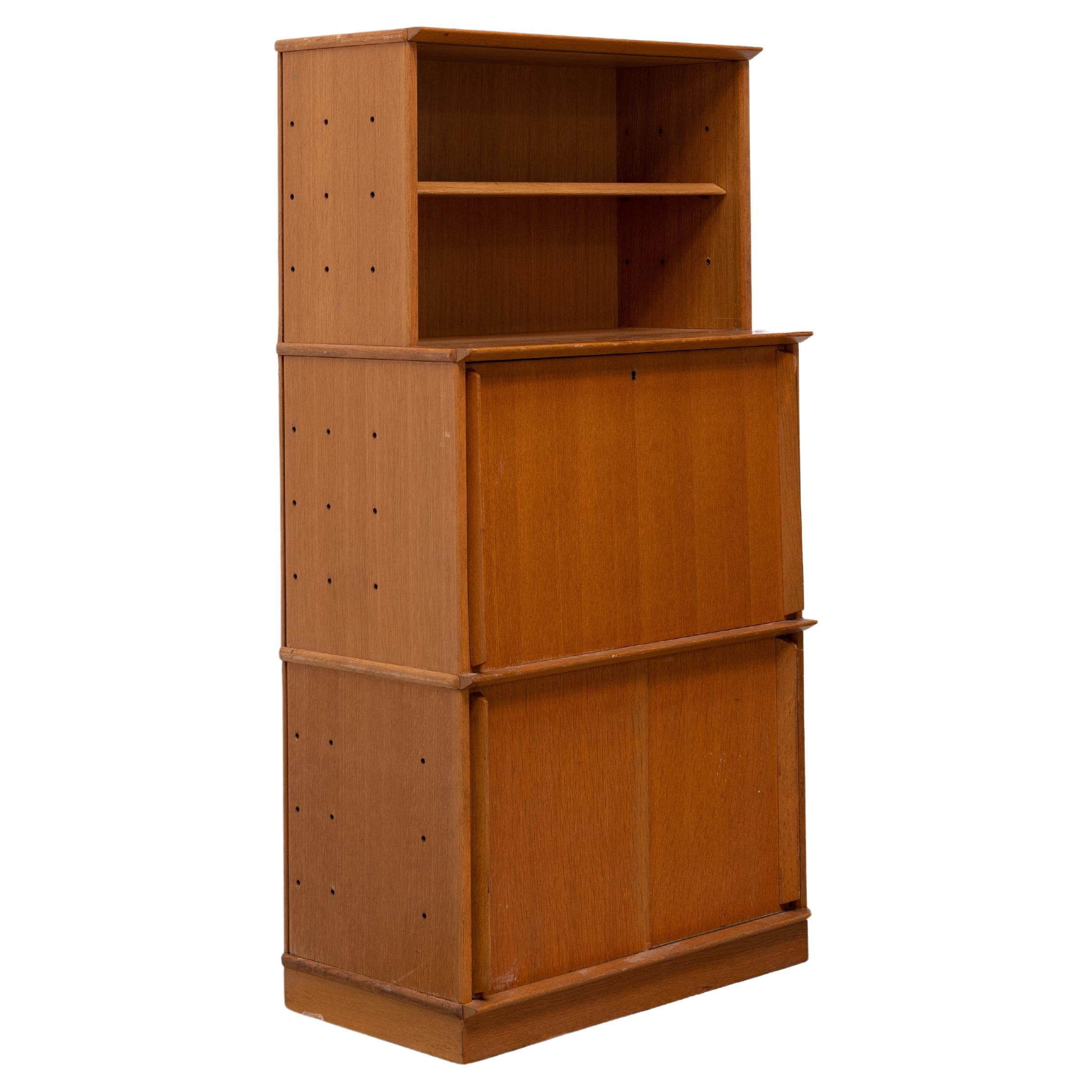 Oak Writing Bureau by Didier Rozaffy for Oscar