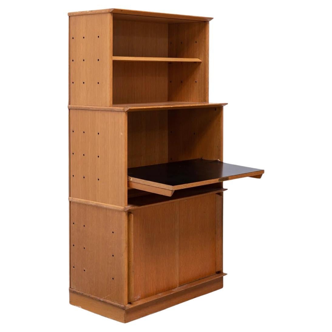 Oak Writing Bureau by Didier Rozaffy for Oscar en vente