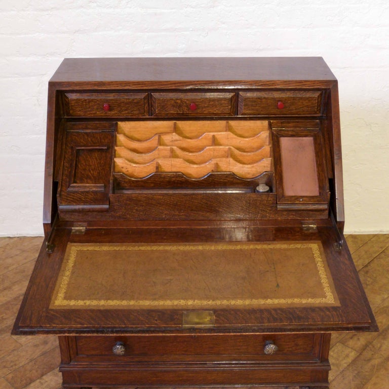 Oak Writing Bureau For Sale at 1stDibs oak bureaus for sale, antique oak writing bureau, oak