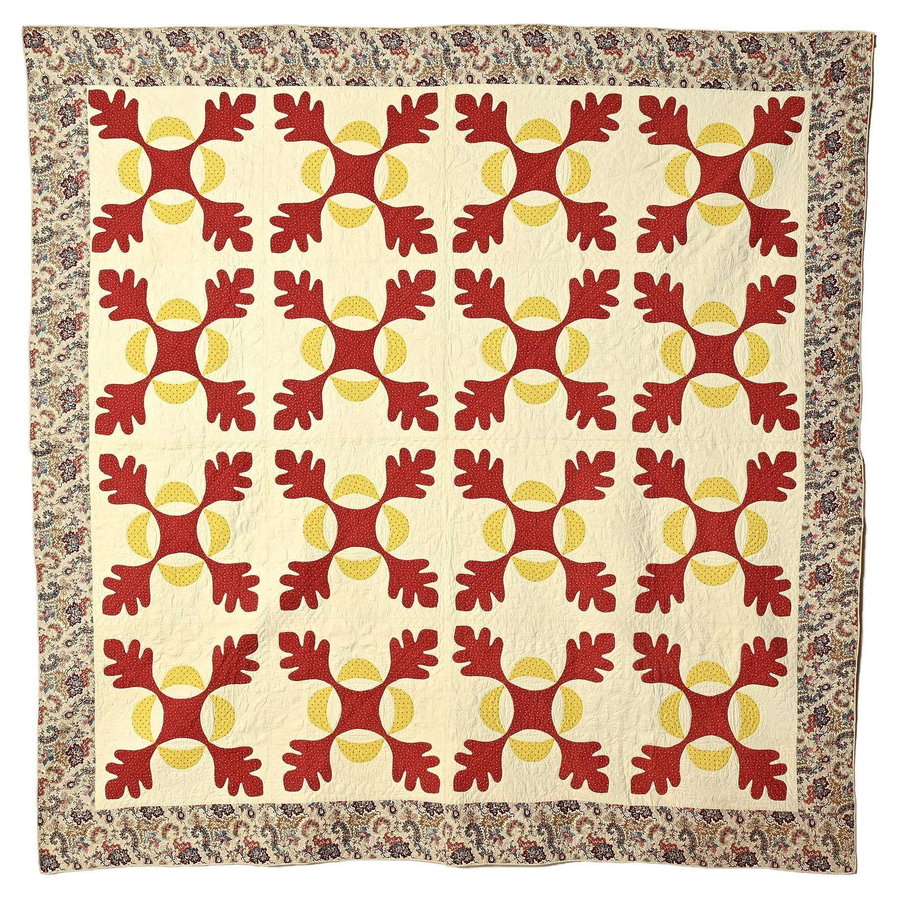 Trapunto Whitework Quilt Signed Ada Chew at 1stDibs