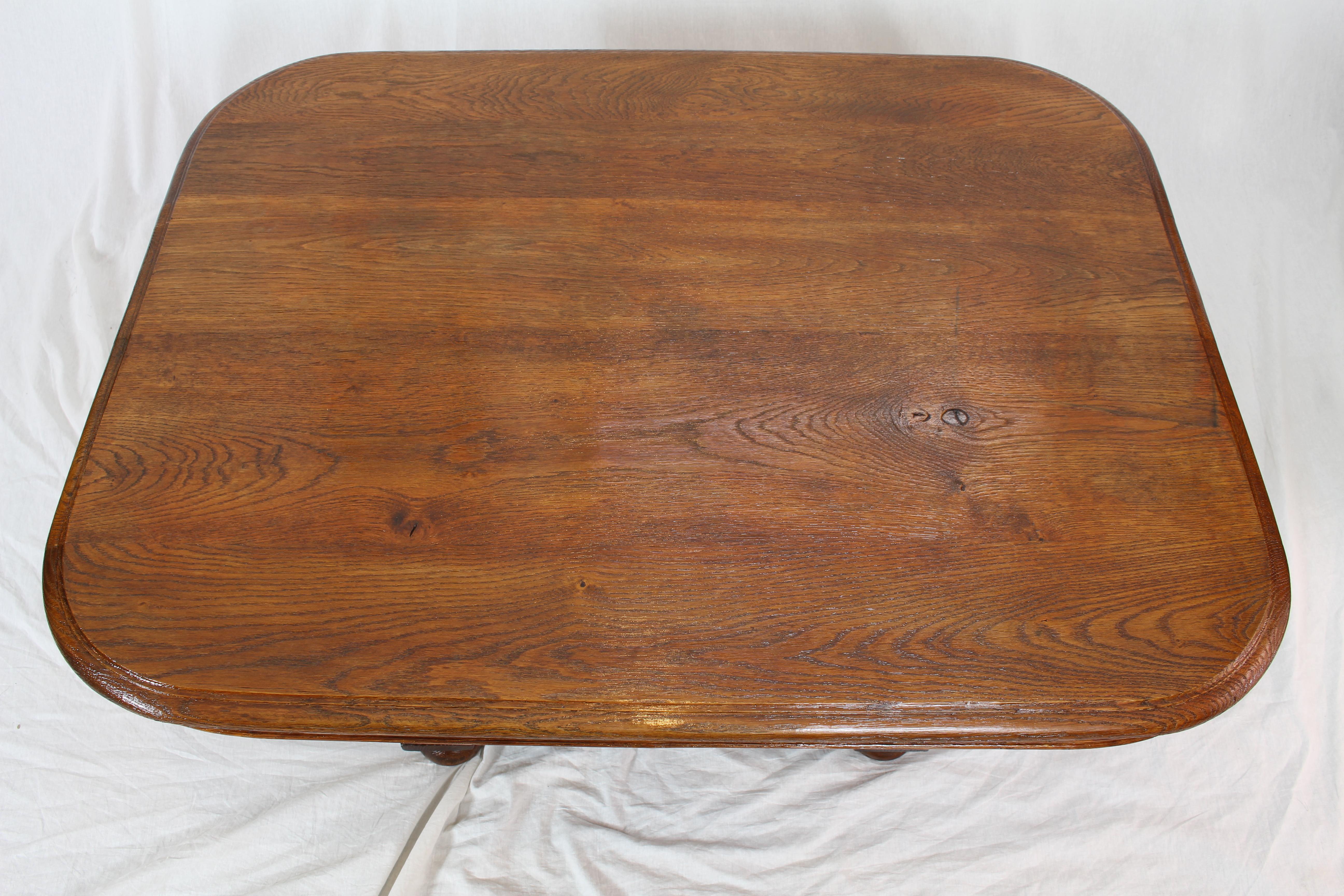 Napoleon III Oakwood Henry Deux Couch Table from France, circa 1880 For Sale