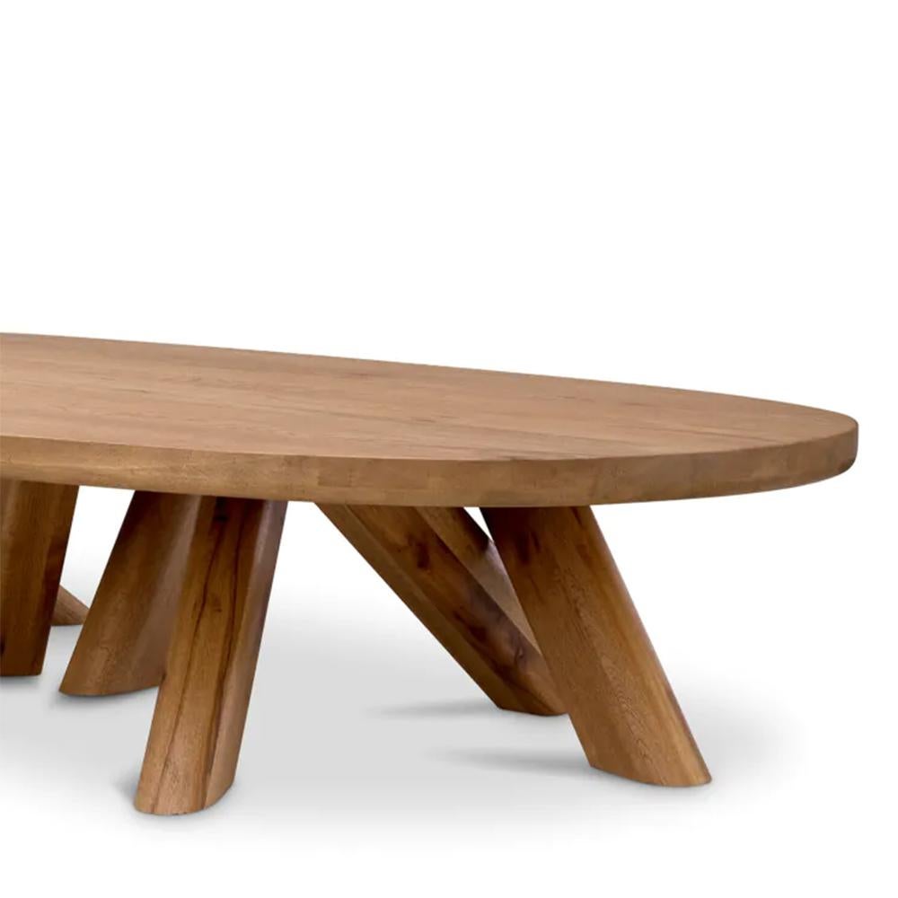 Contemporary Oaky Coffee Table For Sale