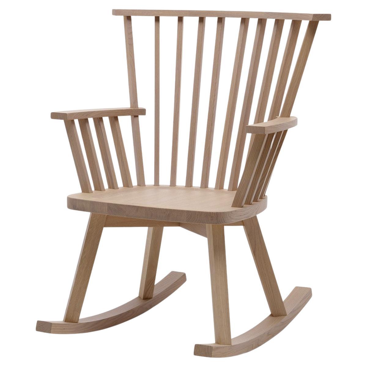Oaky Rocking Chair For Sale