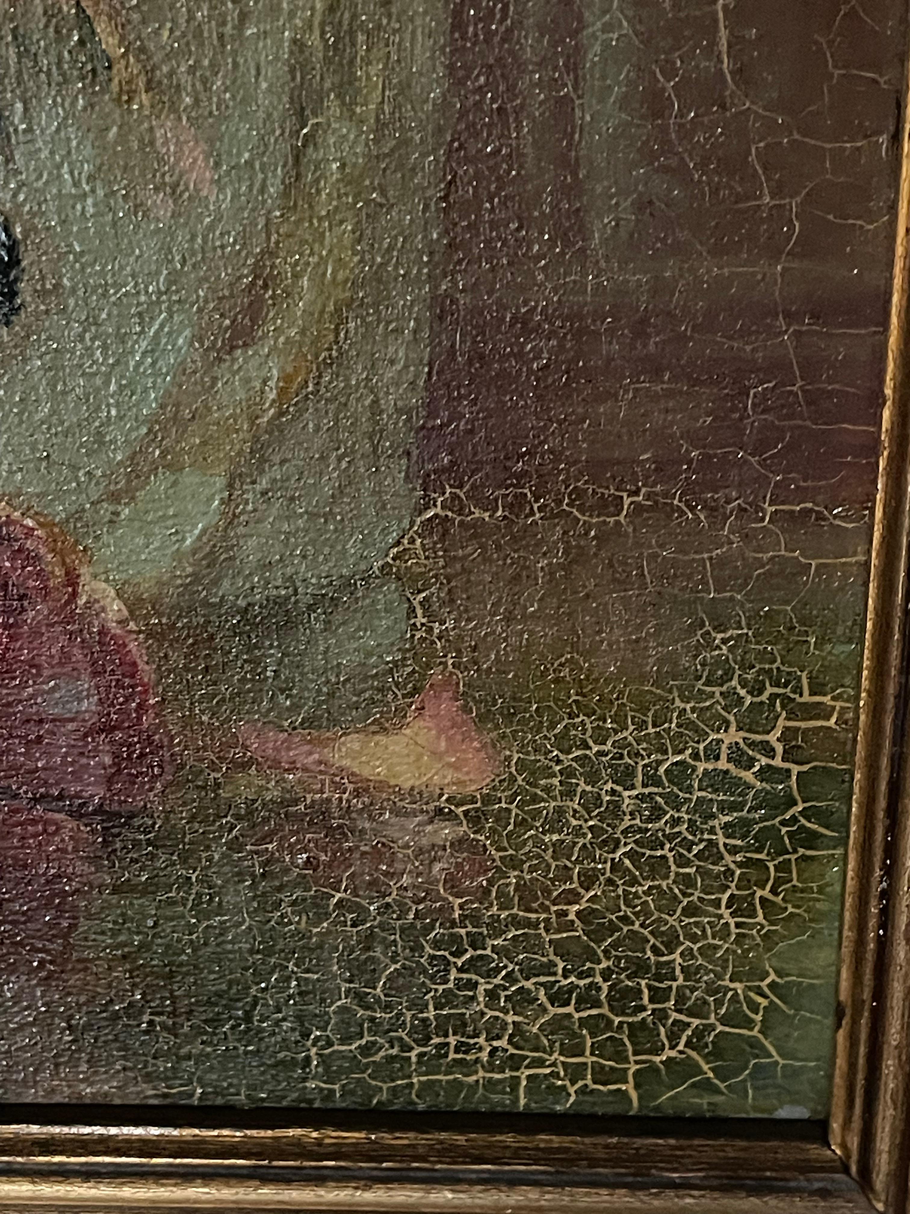 O.Arnold Stillleben mit Blumen Oli n Board im Angebot 4