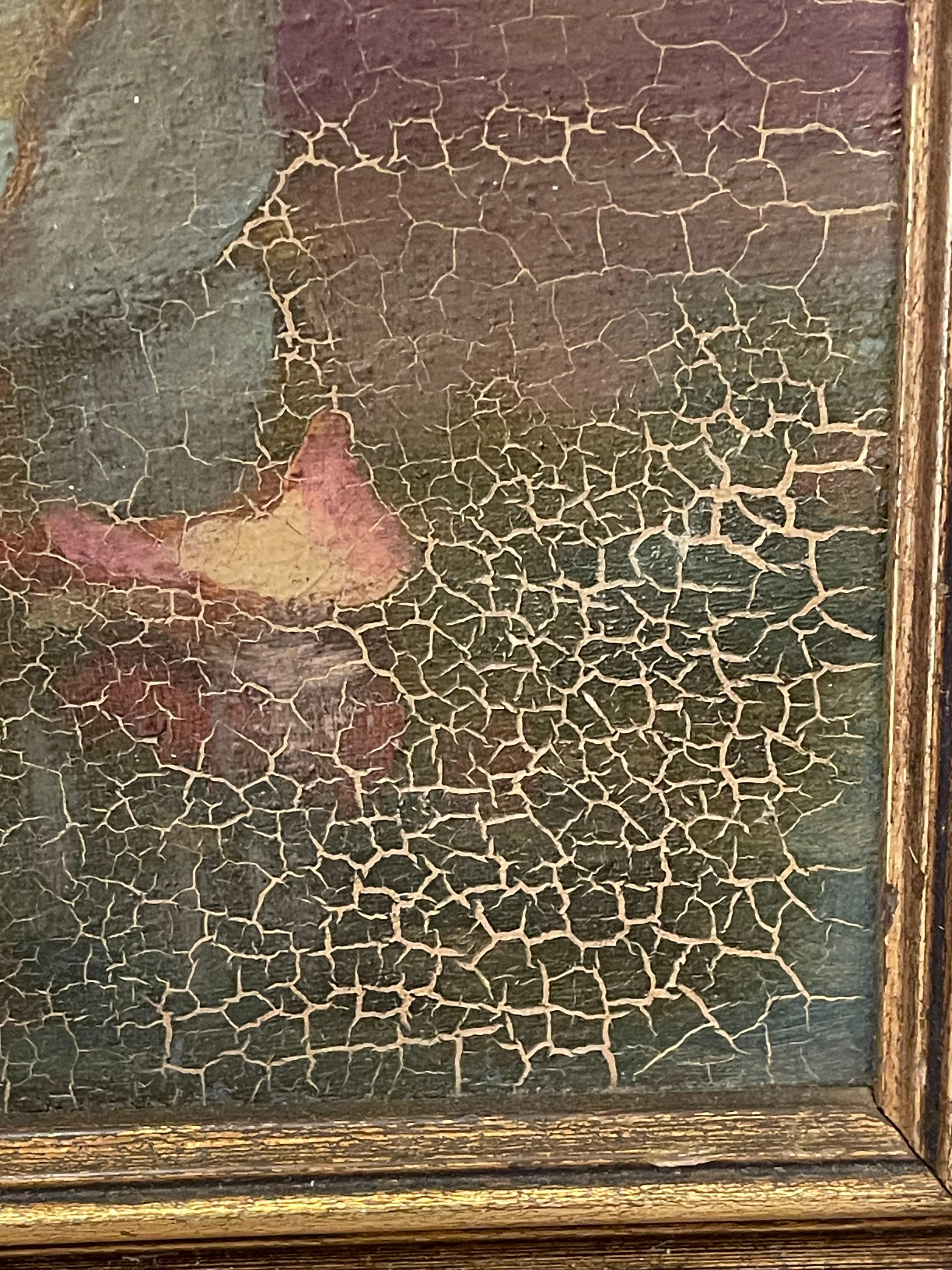 O.Arnold Stillleben mit Blumen Oli n Board im Zustand „Gut“ im Angebot in Boca Raton, FL