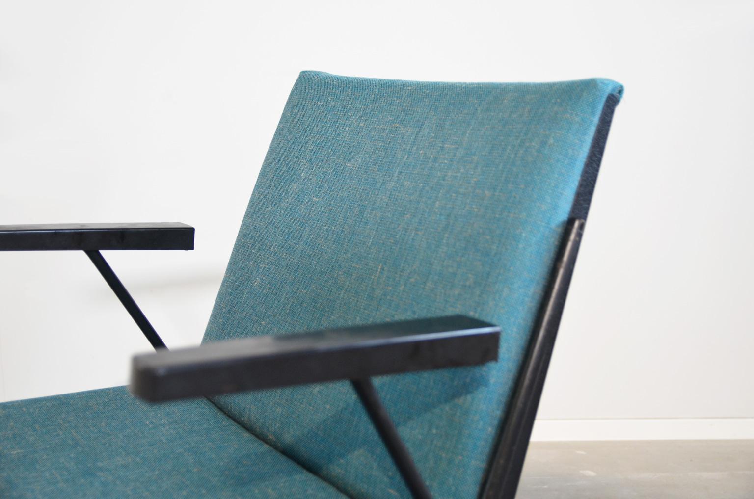 Fabric Wim Rietveld Oase Chair model 1401 for Dutch firm Gispen 