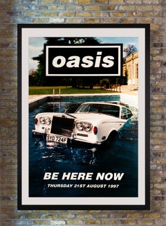 Oasis 'Be Here Now' Original UK Album Promo Poster, 1997