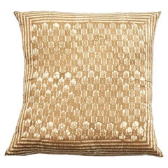 Oasis Gold Silk Pillow