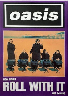 Oasis - Roll With It Original Poster, 1995