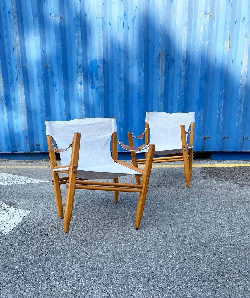 Mid-20th Century 'Oasis' Safari Chairs by Franco Legler for Zanotta, 1968, Italy